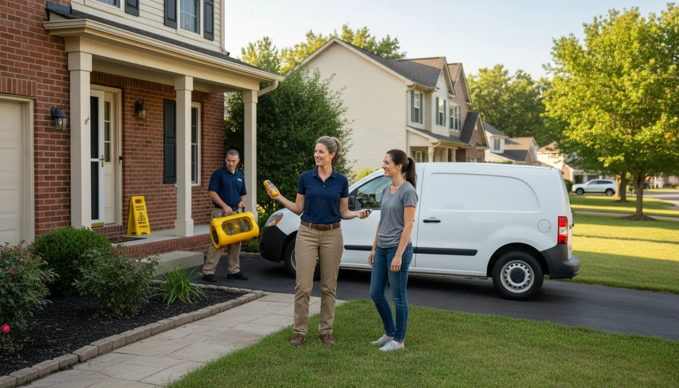 Residential water damage restoration in Columbia, AL